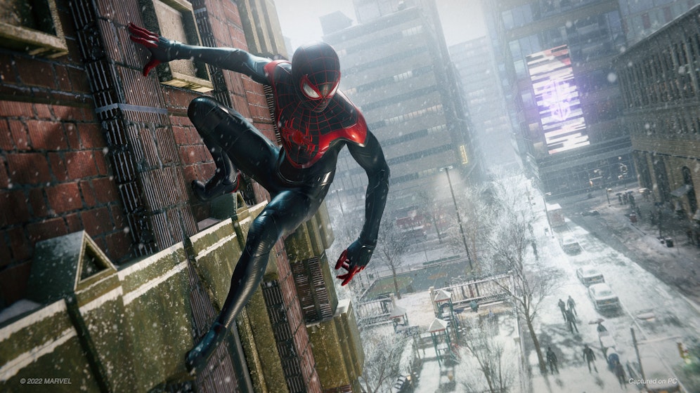 Sieht am PC einfach spektakulär aus: Marvel's Spider-Man: Miles Morales. 